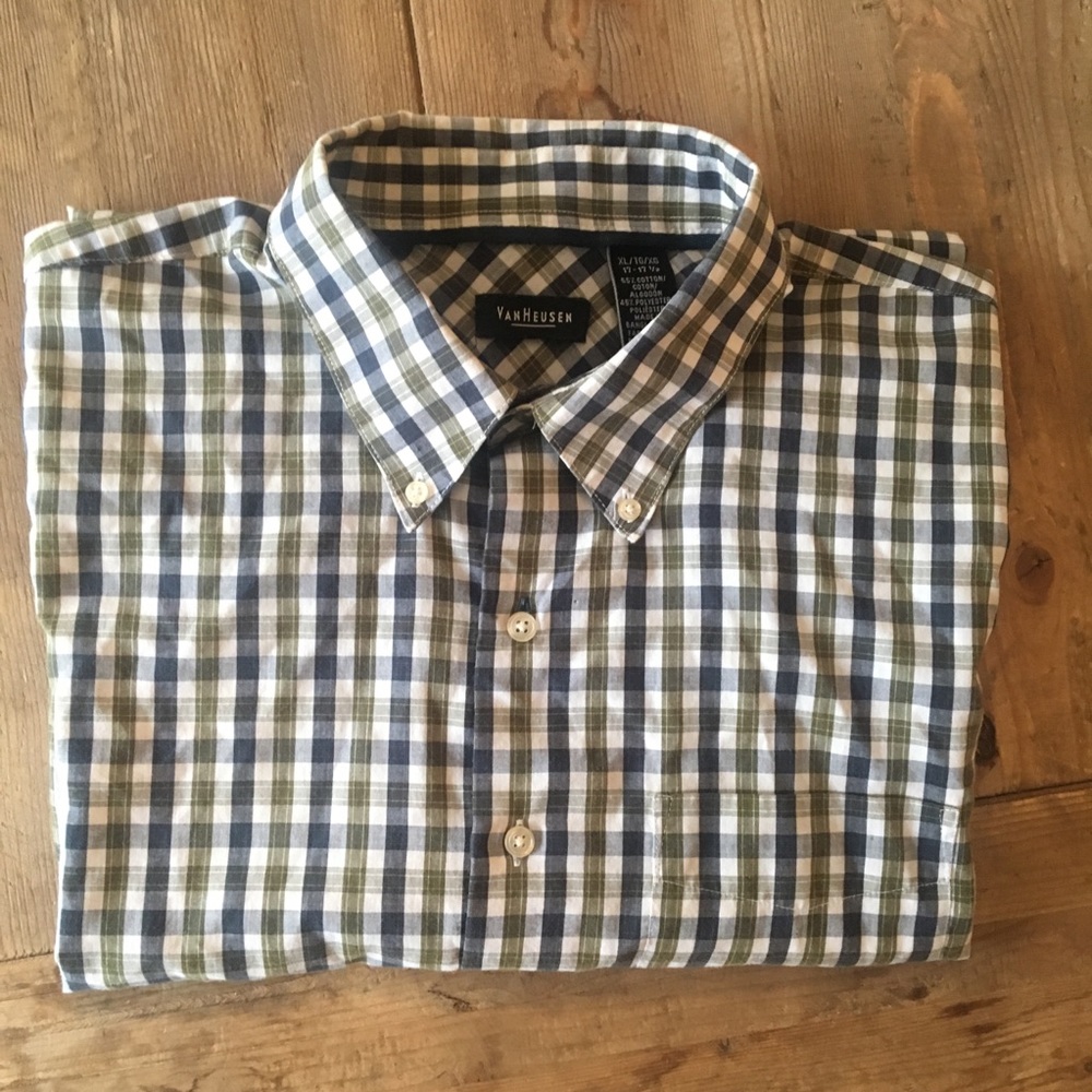 Van Heusen Ss Button Down - image 1